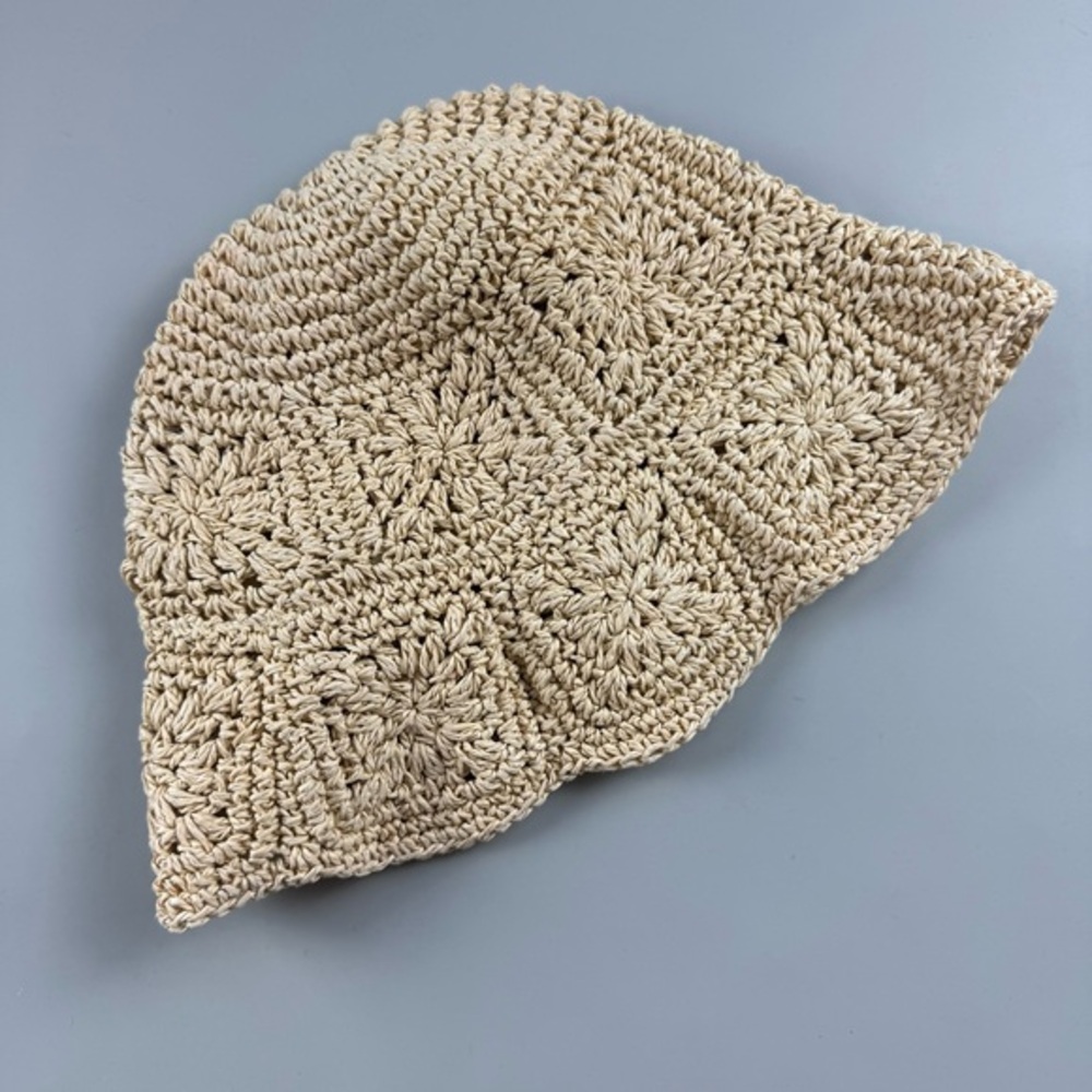 Raffia / Crochet Bucket Hat